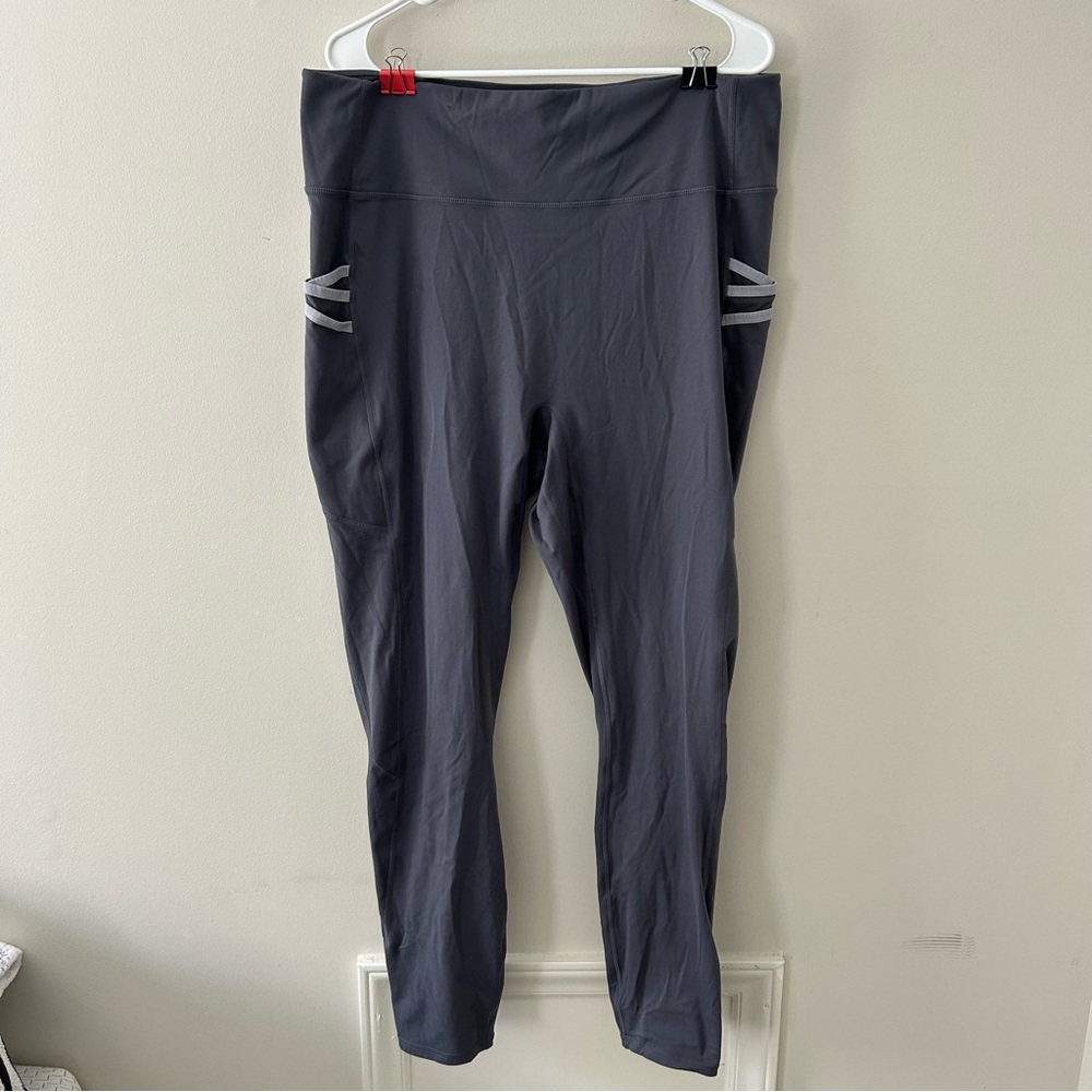 Fabletics Motion 365 Gray High-Waisted Leggings